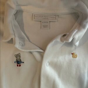 The little white company London embroidered onesie